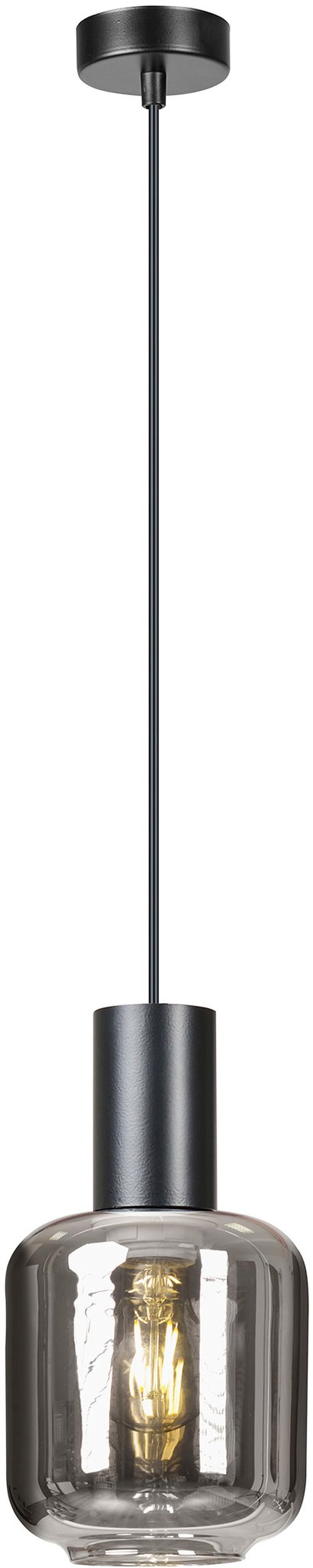 Emibig Ingvar závěsné svítidlo 1x60 W černá 1014/1
