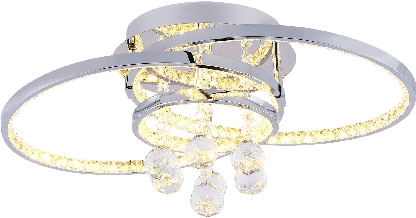 Zuma Line Casti závěsné svítidlo 1x30 W chrom 18144