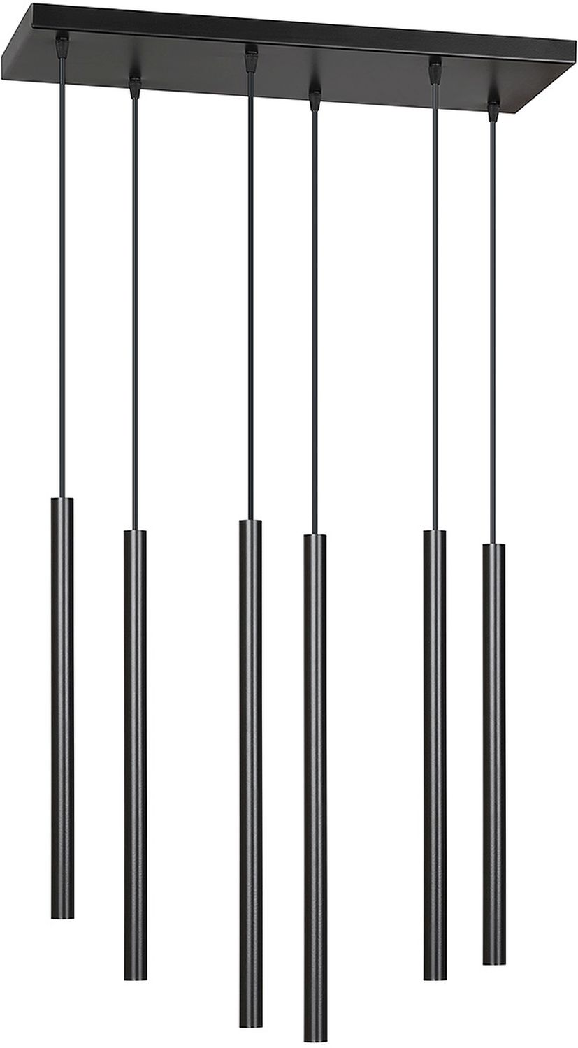 Emibig Selter závěsné svítidlo 6x8 W černá 552/6