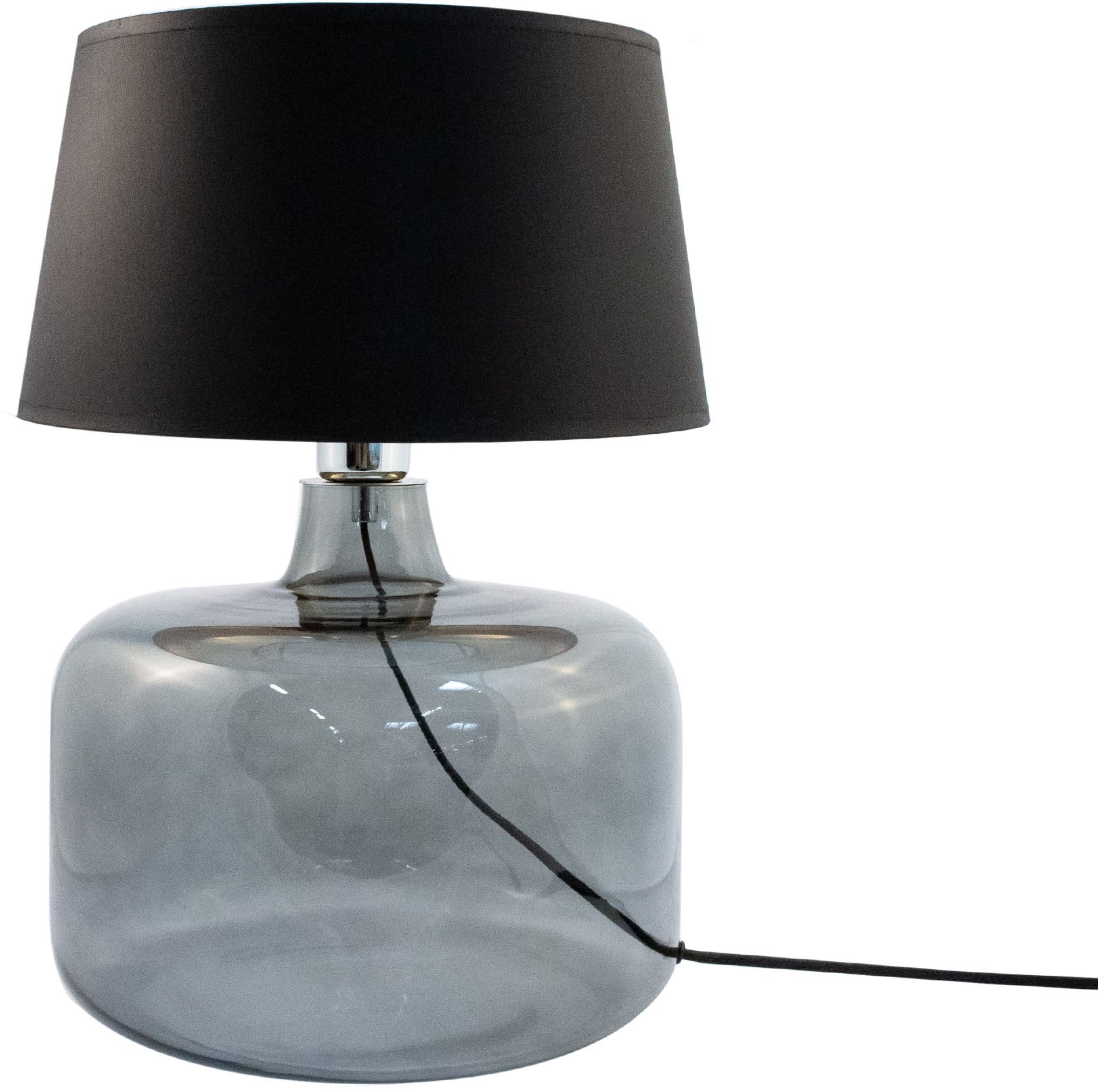 Zuma Line Batumi Grafit stolní lampa 1x60 W černá 5532BKGO