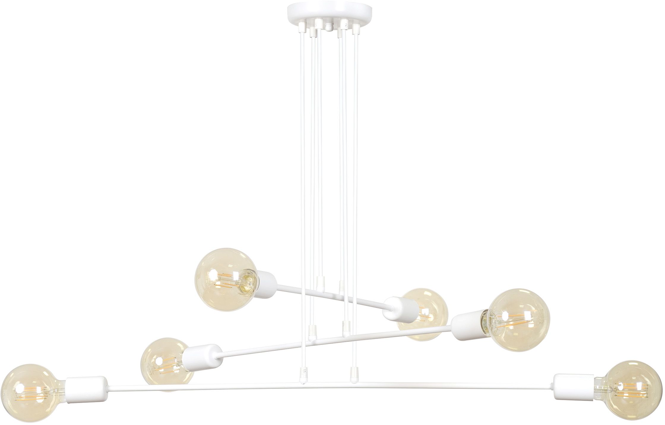 Emibig Multipo závěsné svítidlo 6x15 W bílá 697/6