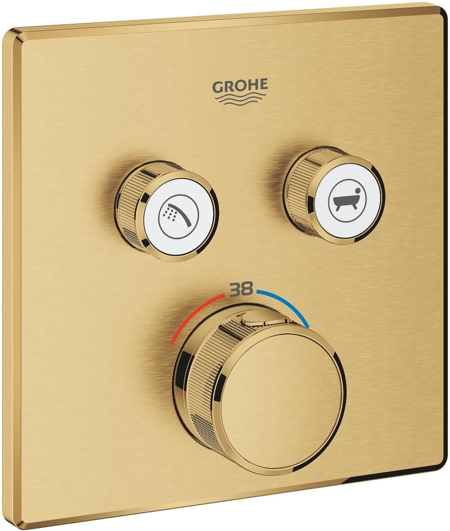 Grohe Grohtherm SmartControl vanová baterie pod omítku ano Brushed Cool Sunrise 29124GN0