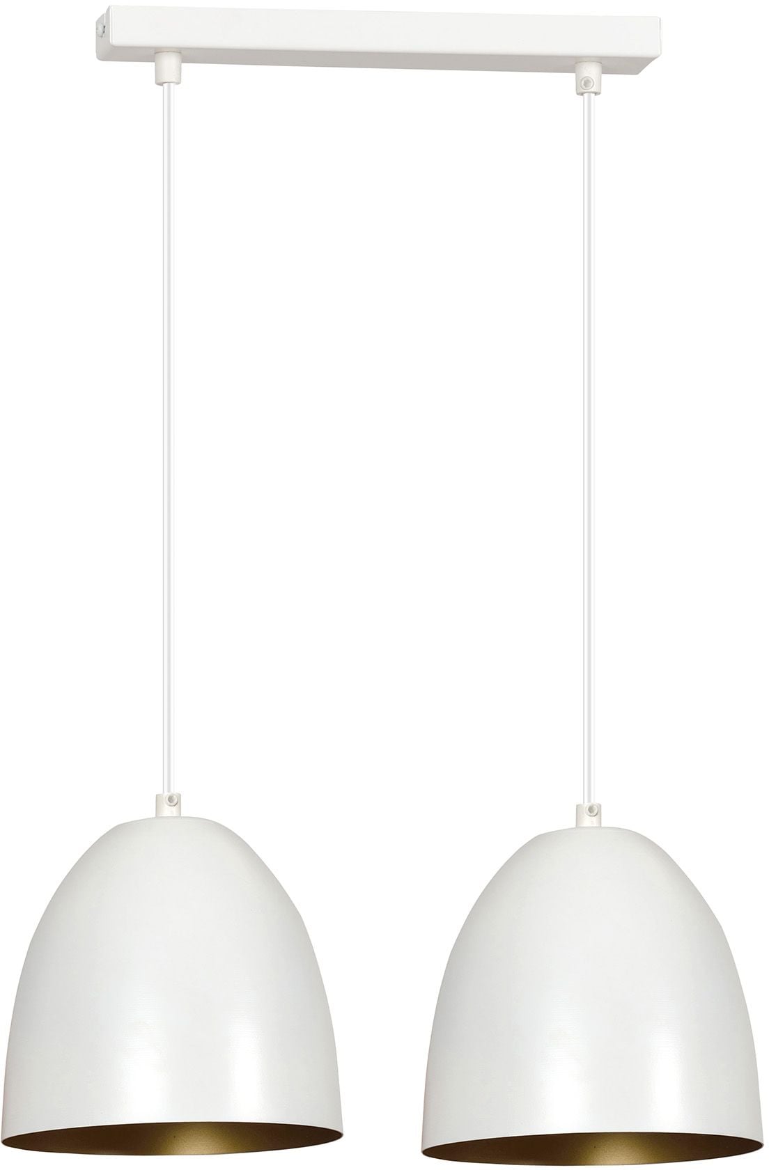 Emibig Lenox závěsné svítidlo 2x15 W bílá-briliant 411/2