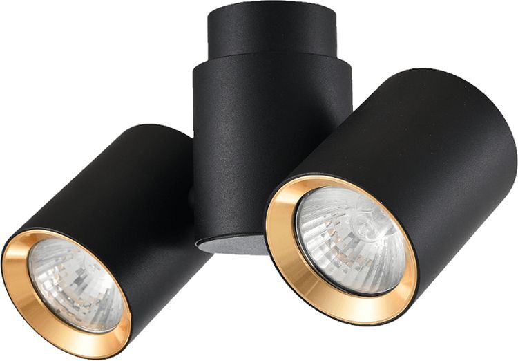 Light Prestige Boston stropní světlo 2x50 W černá LP-741/2WBK/GD