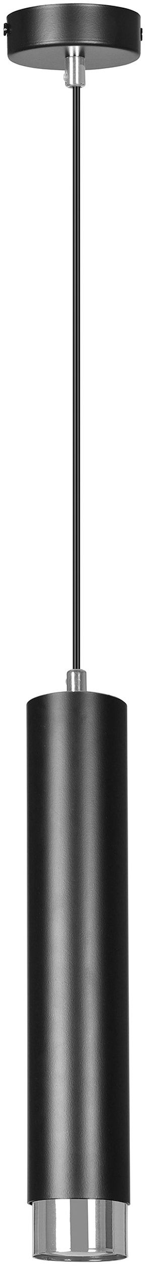 Emibig Kibo závěsné svítidlo 1x8 W černá-chrom 643/1