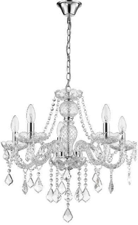 Light Prestige Cristallo závěsné svítidlo 5x60 W průhledná LP-2940/5P