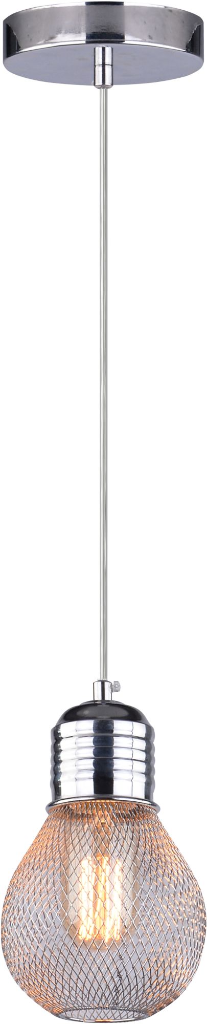 Candellux Gliva závěsné svítidlo 1x60 W chrom 31-58652