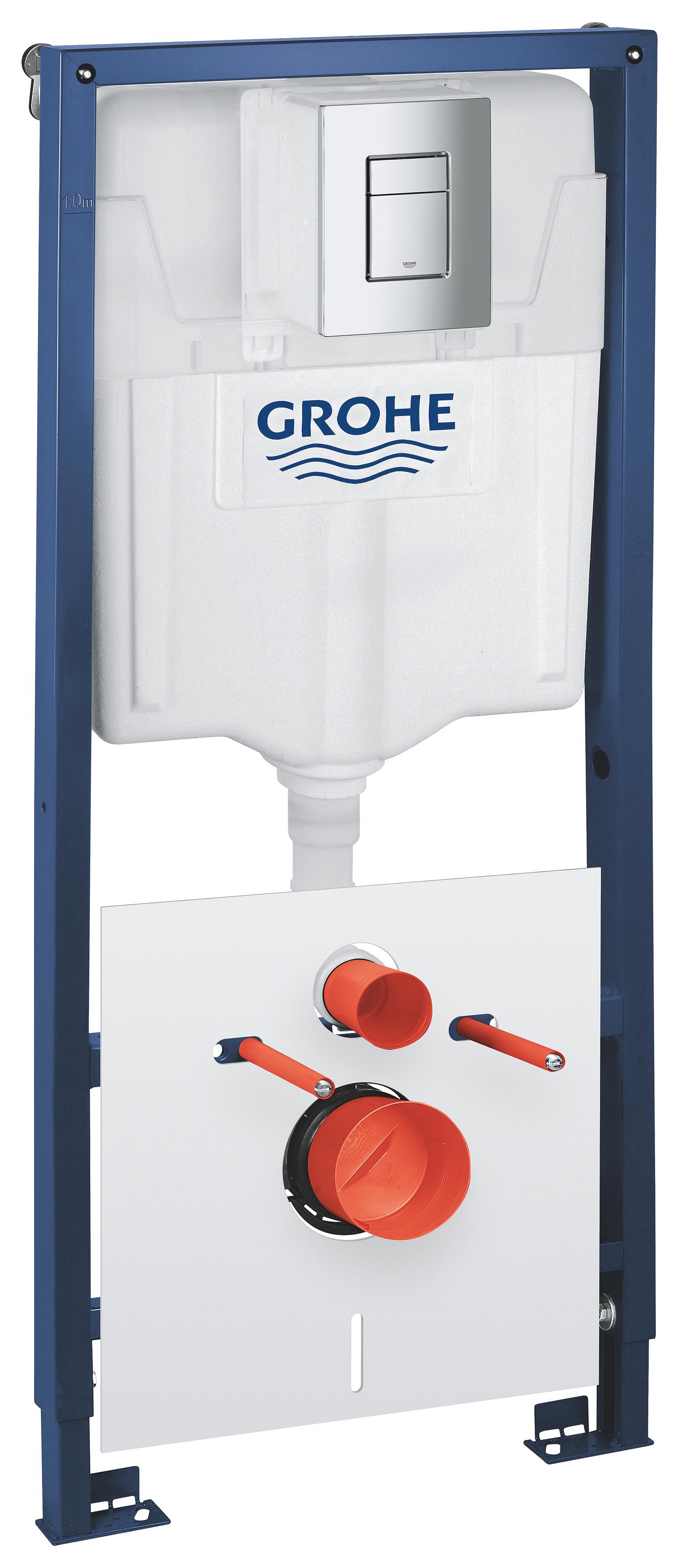 Grohe Solido podomítkový wc modul s tlačítkem a těsněním pro závěsnou mísu 39930000