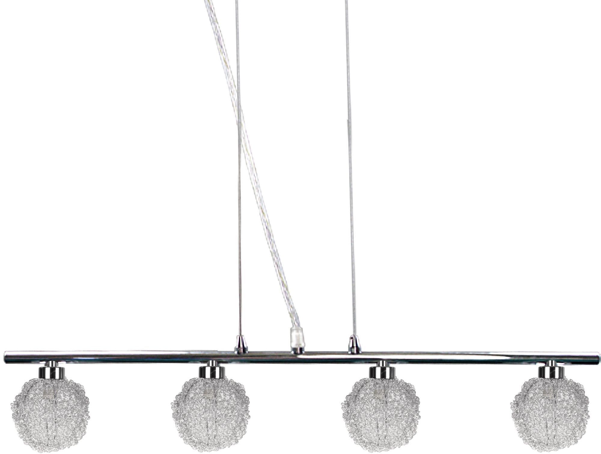 Candellux Wind závěsné svítidlo 4x40 W chrom 34-14092