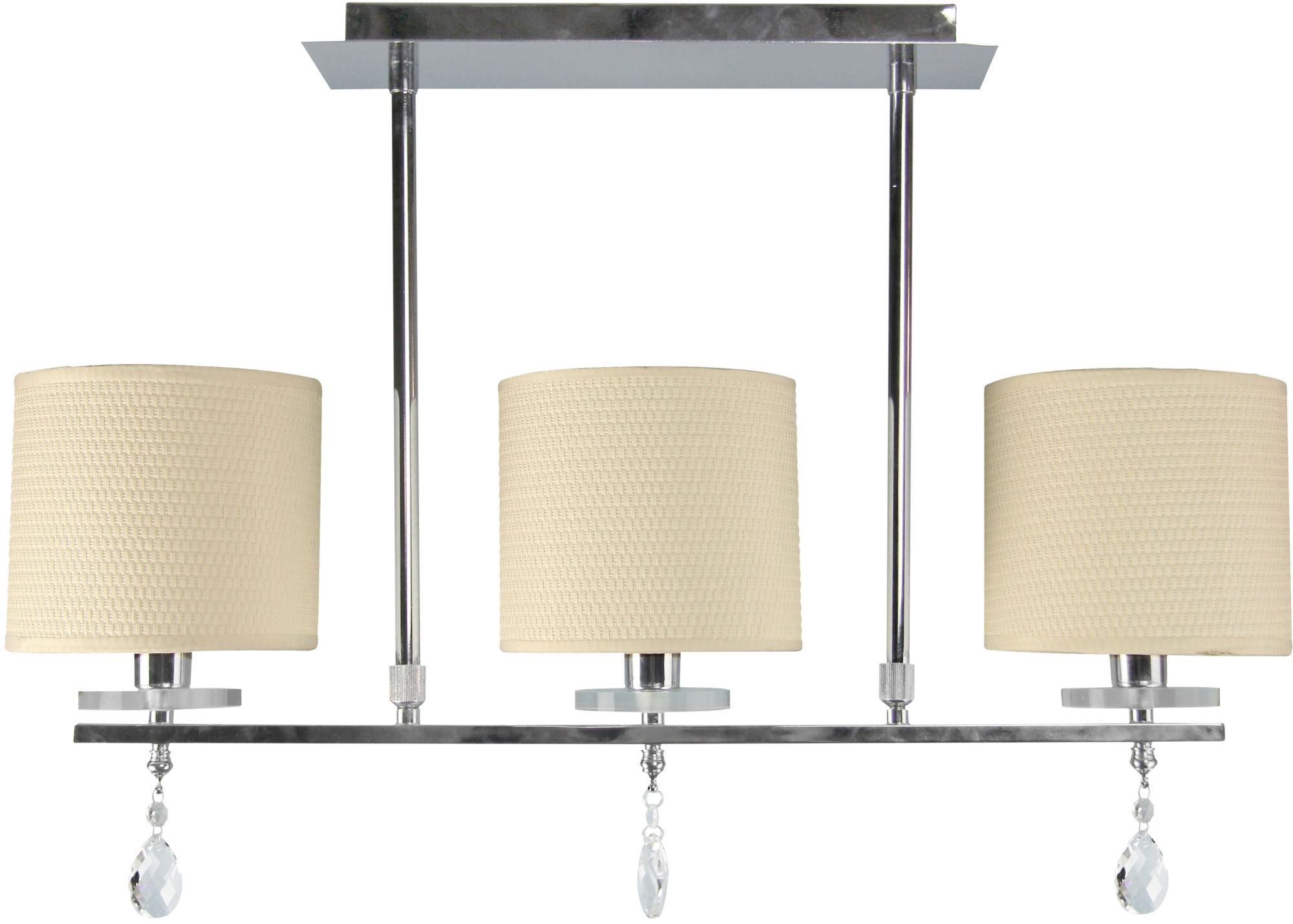 Candellux Estera stropní světlo 3x40 W chrom-krémová 33-11510