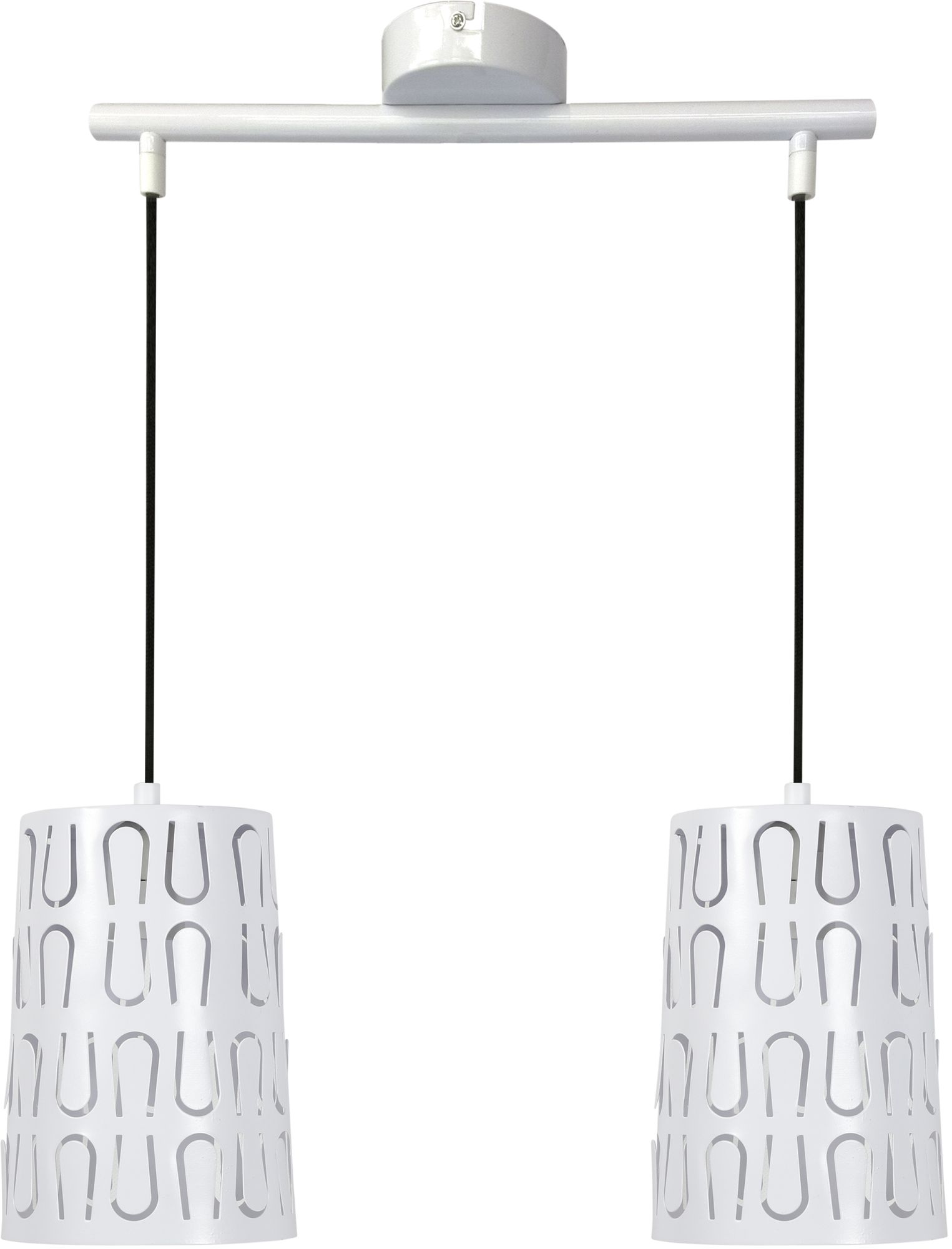 Candellux Vista závěsné svítidlo 2x60 W bílá 32-64271