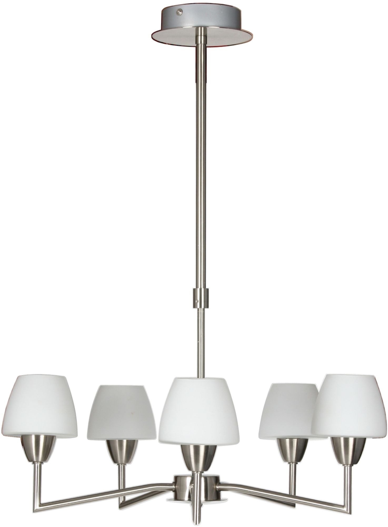 Candellux Togo stropní světlo 5x40 W bílá-nikl 35-10646