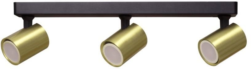 Light Prestige Snow stropní světlo 3x50 W černá-zlatá LP-731/3WGD