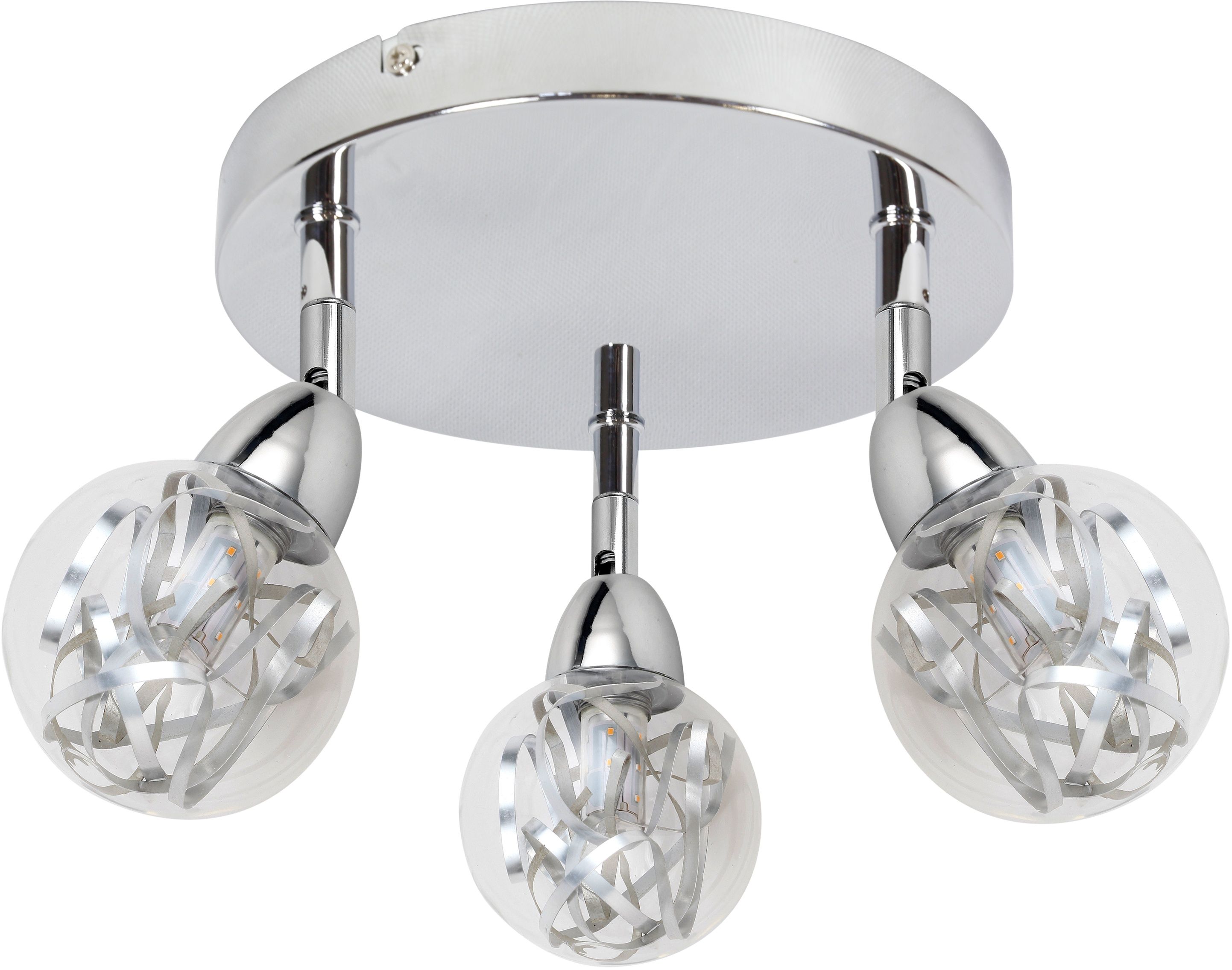 Candellux Bolo stropní světlo 3x6 W chrom 98-67708