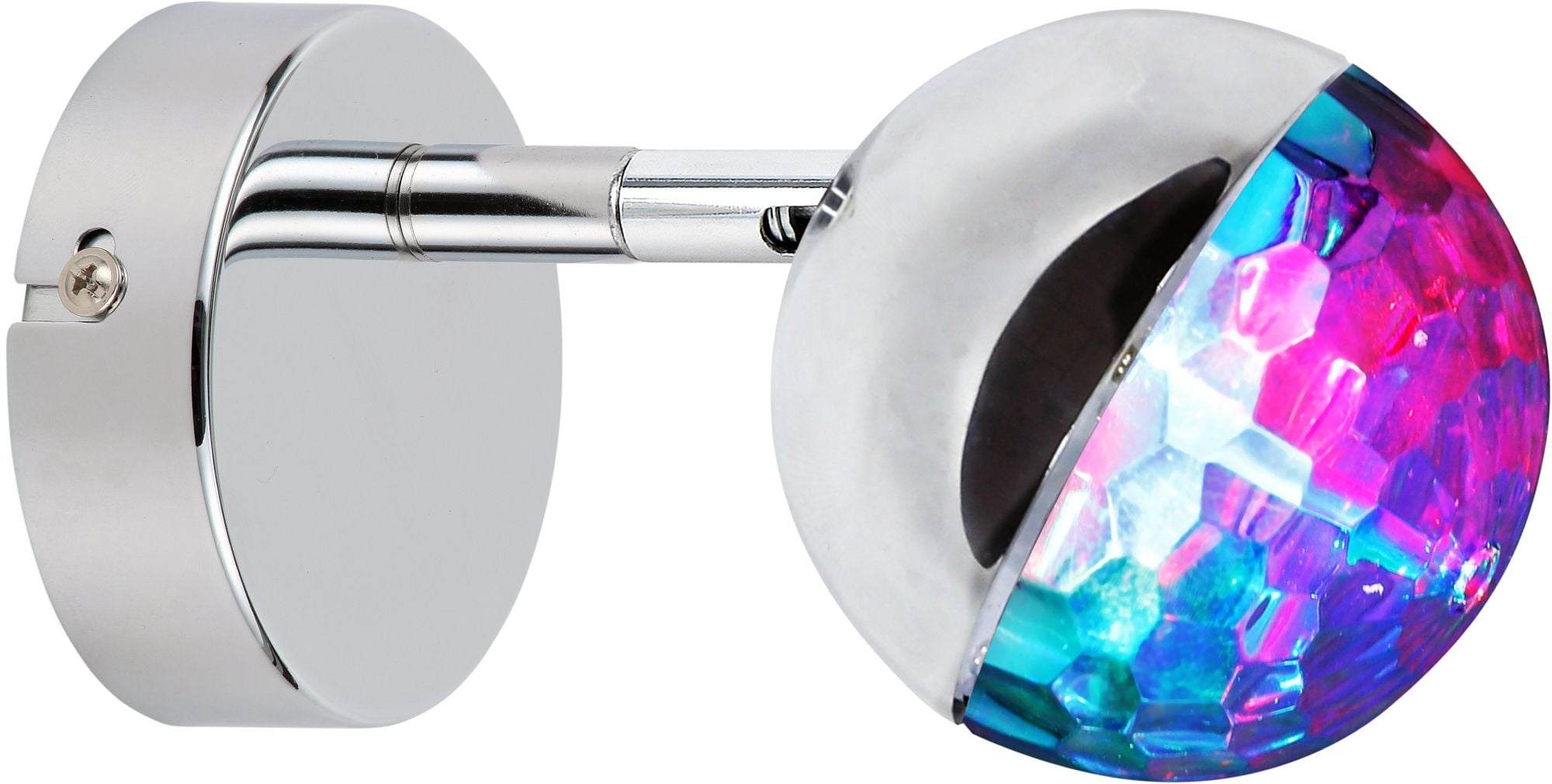 Candellux Party nástěnné svítidlo 1x3 W chrom 91-67753