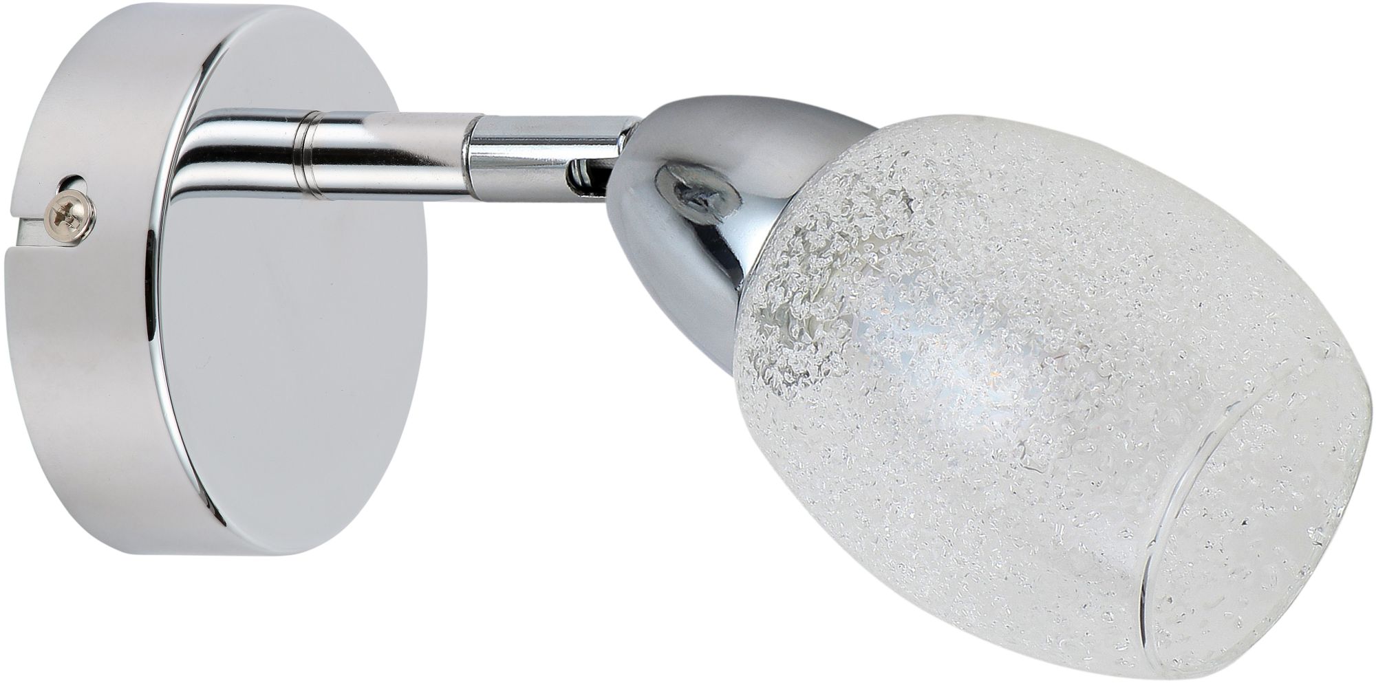 Candellux Rico nástěnné svítidlo 1x6 W chrom-průhledná 91-67500