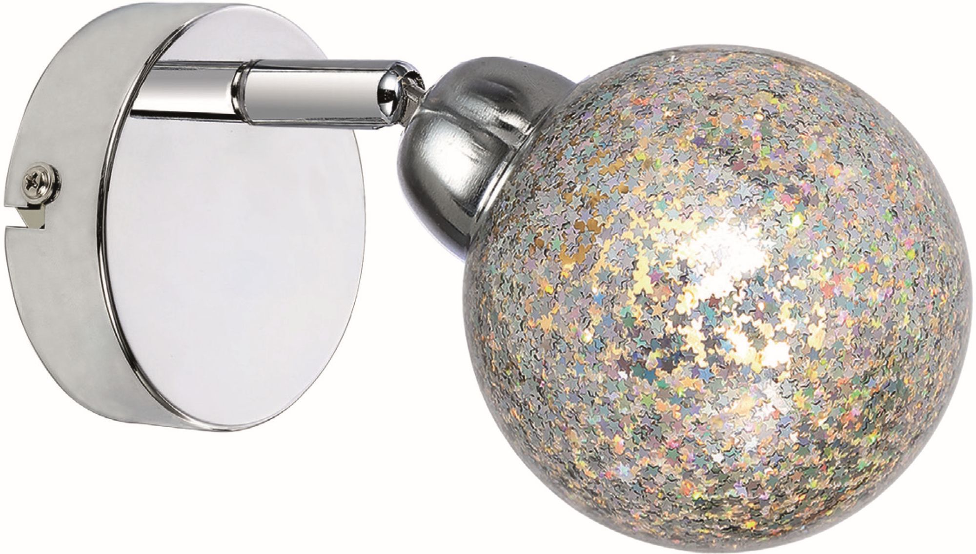 Candellux Kaleidoscope nástěnné svítidlo 1x4 W chrom 91-61553