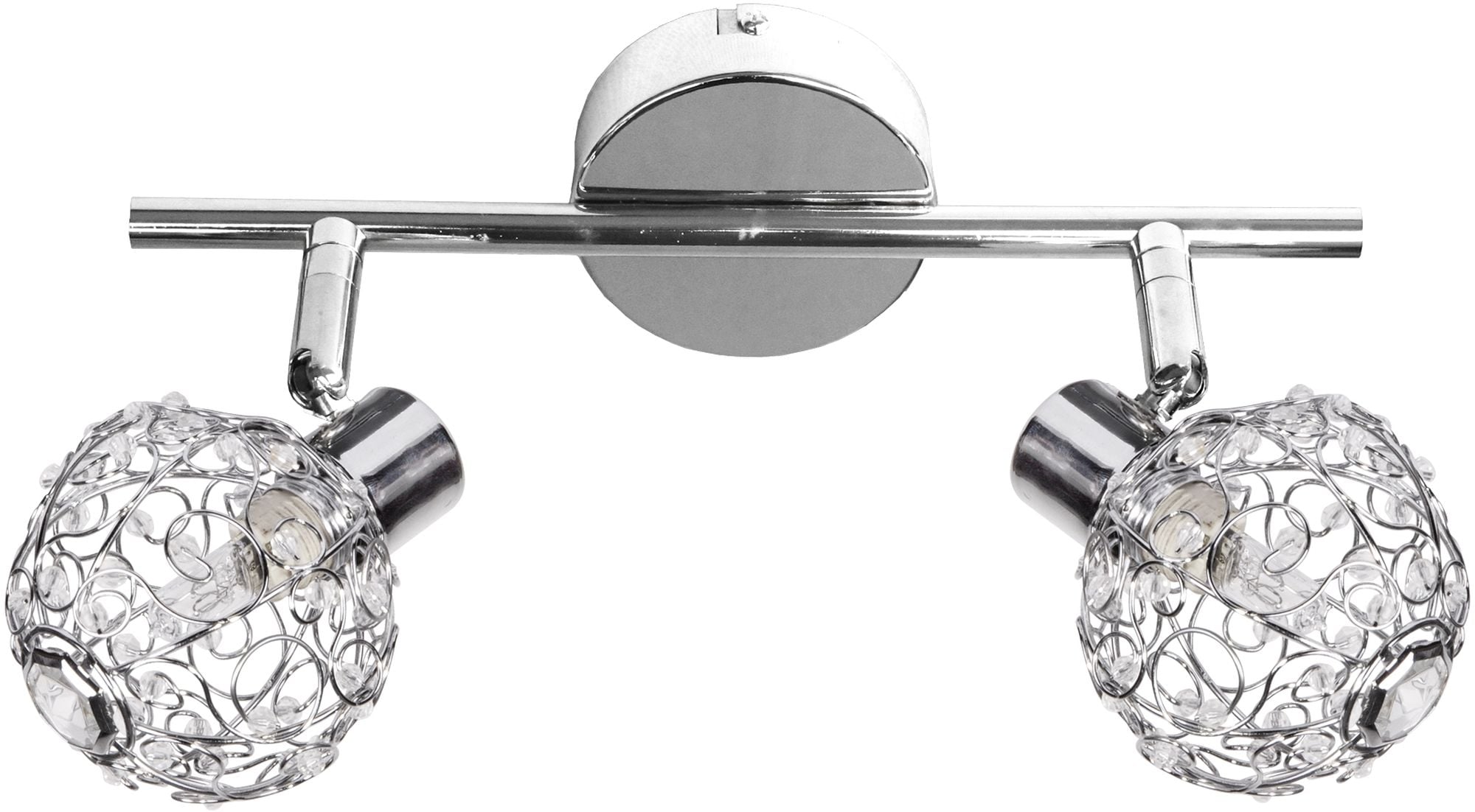 Candellux Collar stropní světlo 2x40 W chrom 92-13644