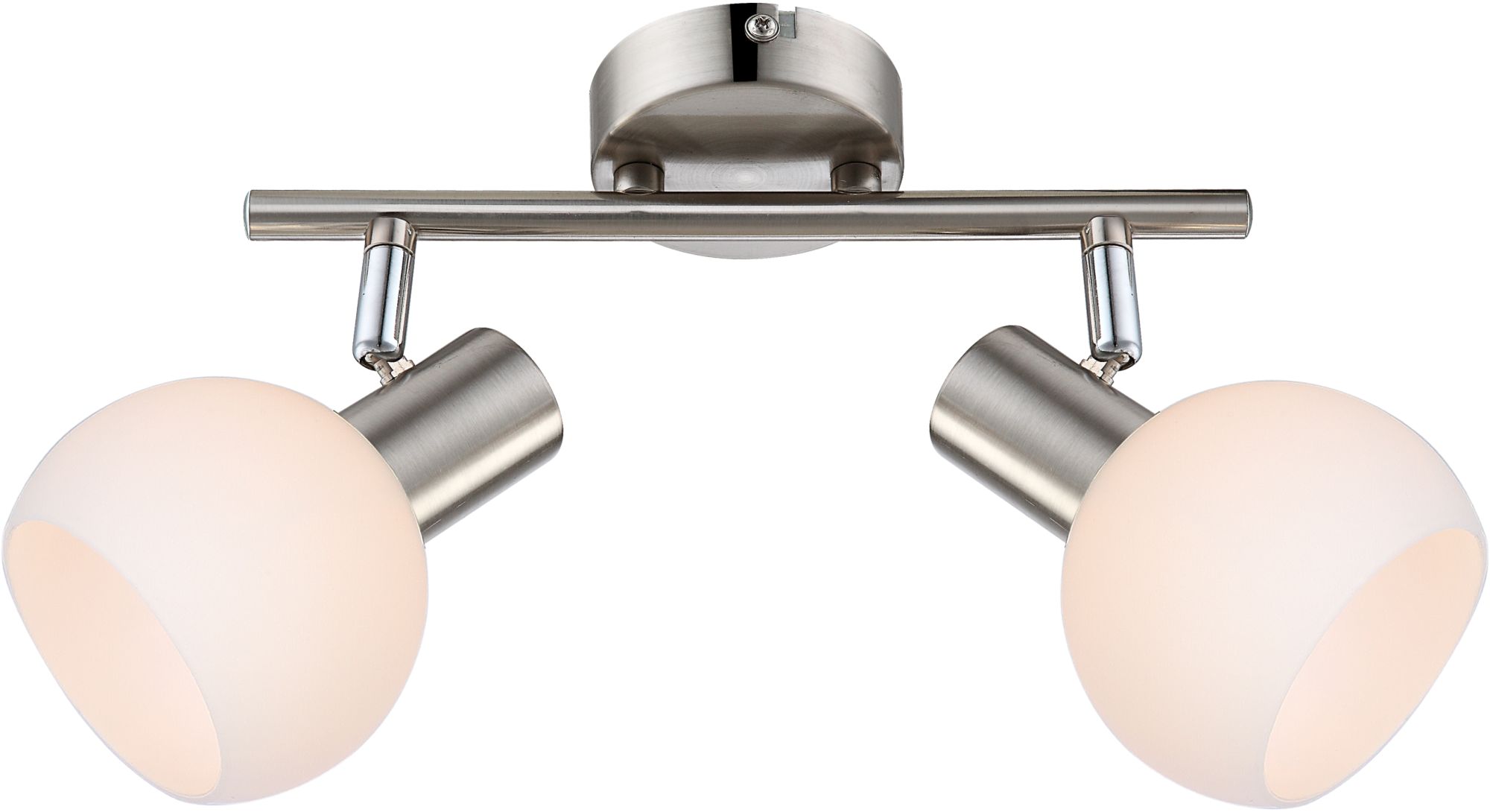 Candellux Mauro stropní světlo 2x4 W bílá-nikl 92-61591