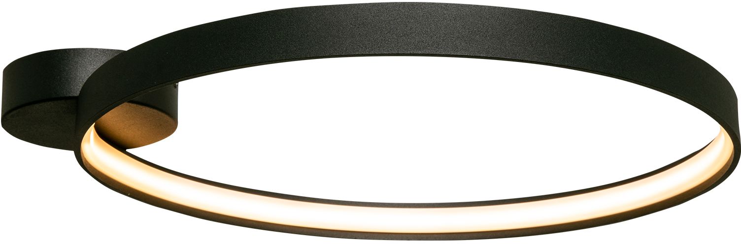 Zuma Line Circle stropní světlo 1x30 W černá LA0770