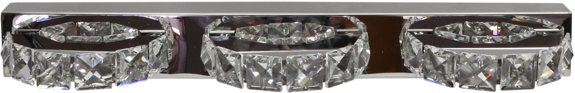 Candellux Shipi nástěnné svítidlo 3x3 W ocel-křišťálová 23-45324