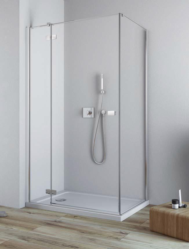 Radaway Essenza New sprchová zástěna 110 cm chrom lesk/průhledné sklo 3840530101ZWIESZAKIEMWRG01