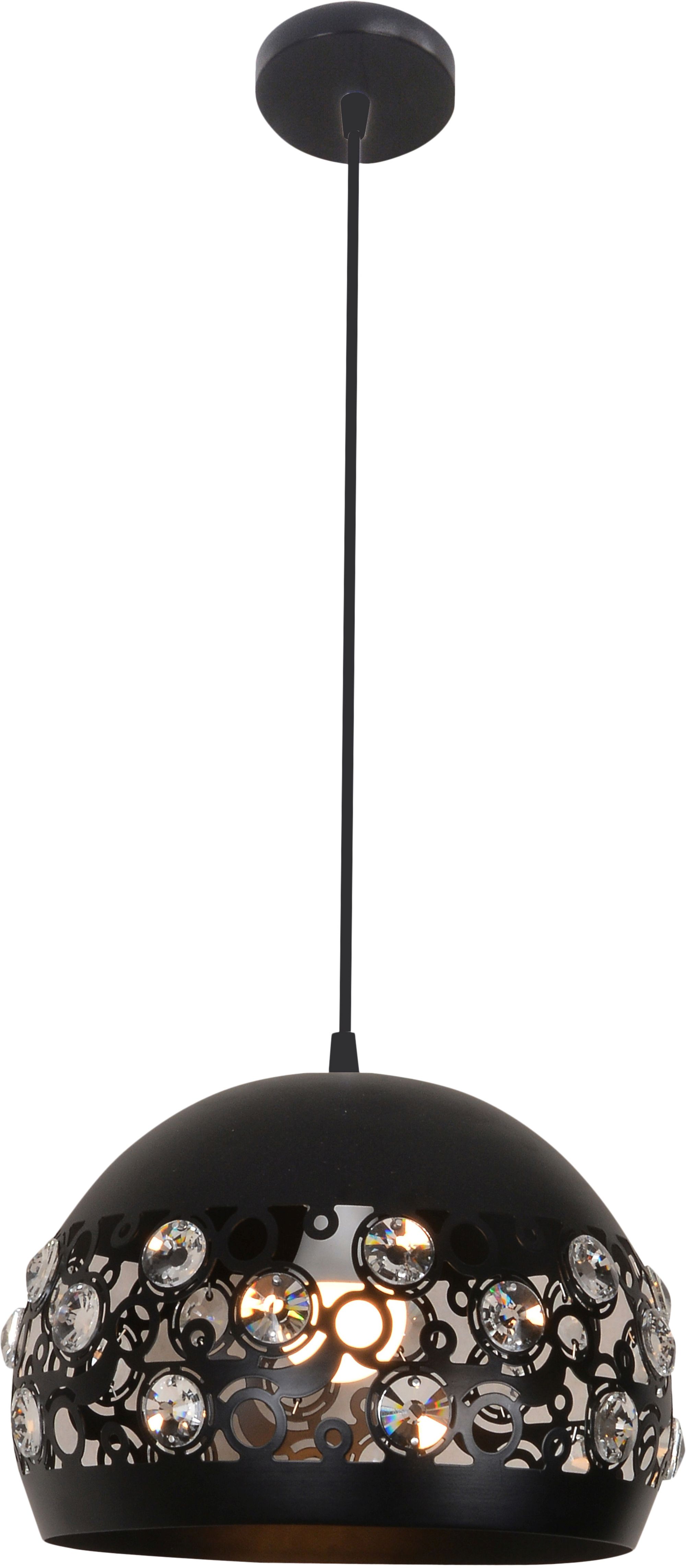 Candellux Jolina závěsné svítidlo 1x40 W černá 31-69696