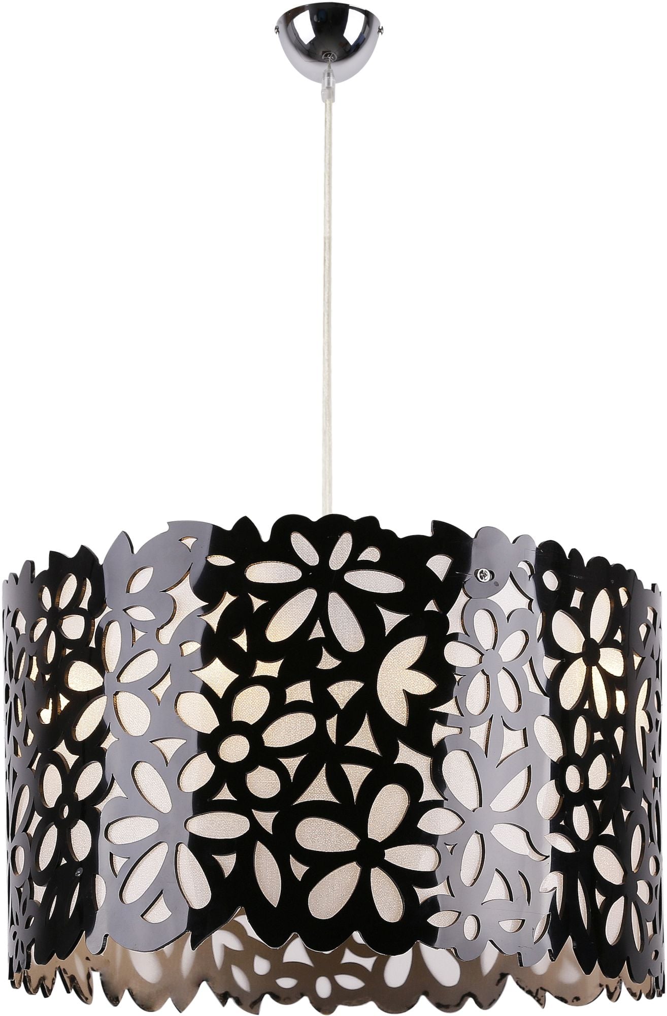 Candellux Simona závěsné svítidlo 3x40 W černá 33-87174