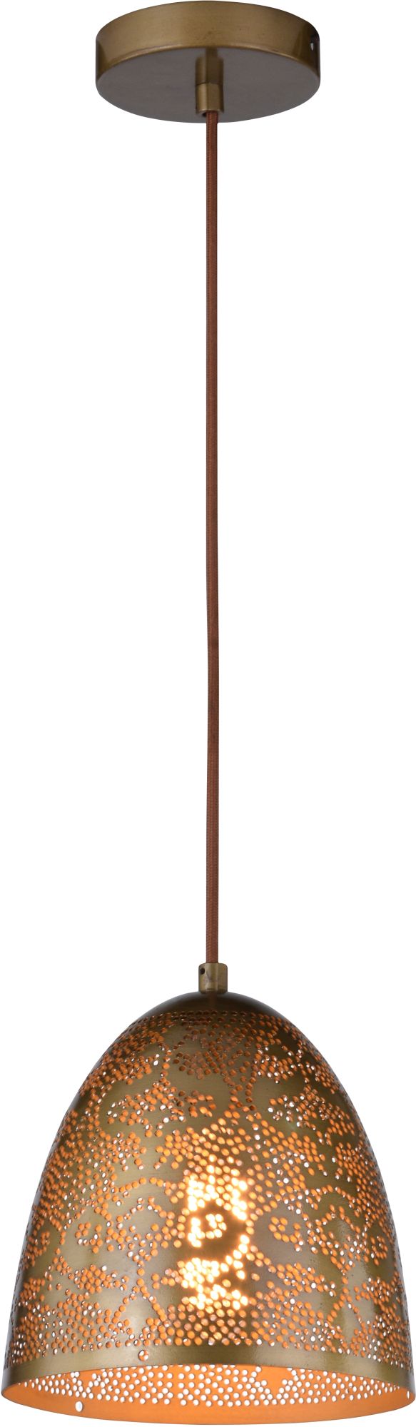 Candellux Sfinks závěsné svítidlo 1x60 W patina 31-43306