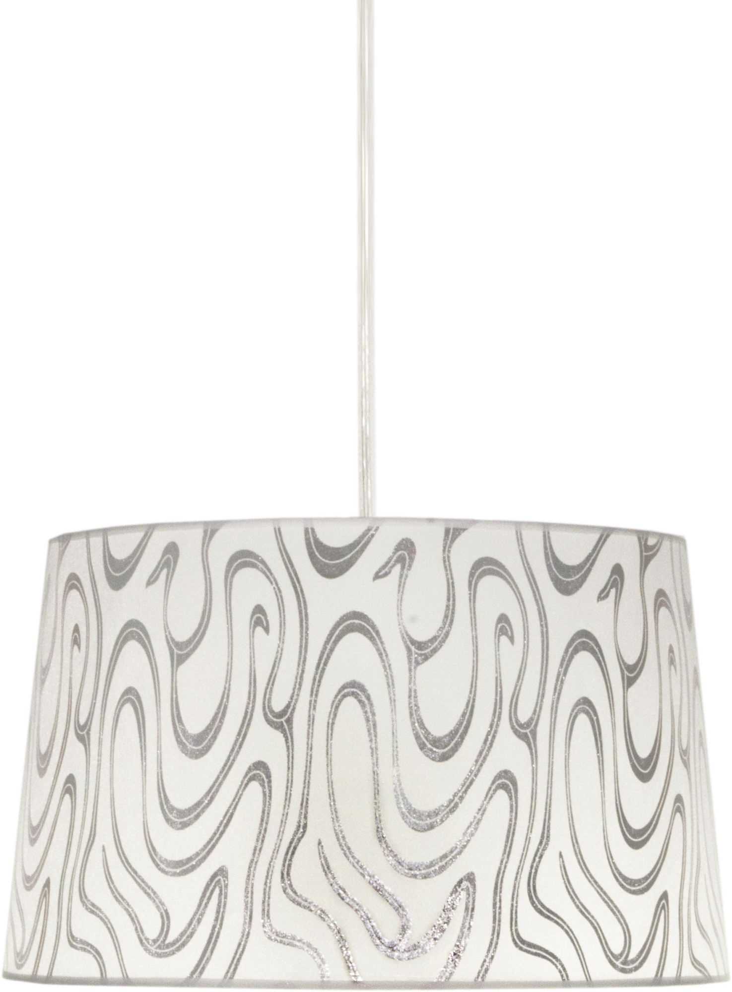 Candellux Tiger závěsné svítidlo 1x60 W bílá-stříbrná 31-94462