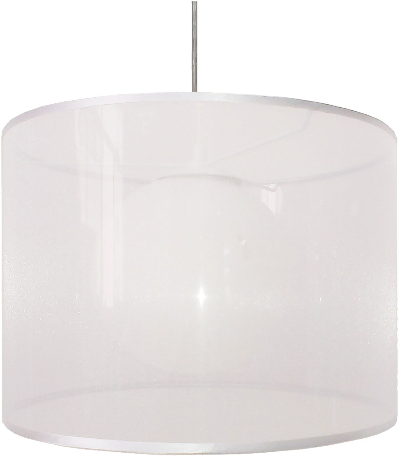 Candellux Chicago závěsné svítidlo 1x60 W bílá 31-24886