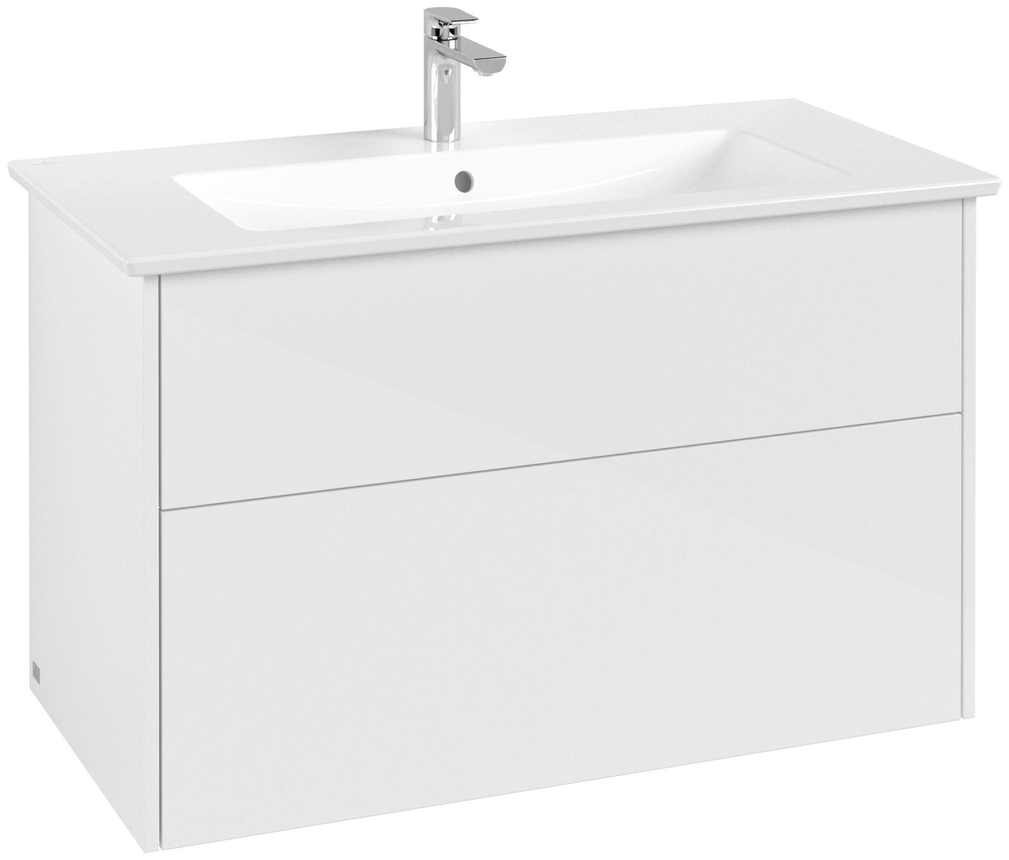 Villeroy & Boch Finero umyvadla se skříňkou 100 cm bílá S00503DHR1