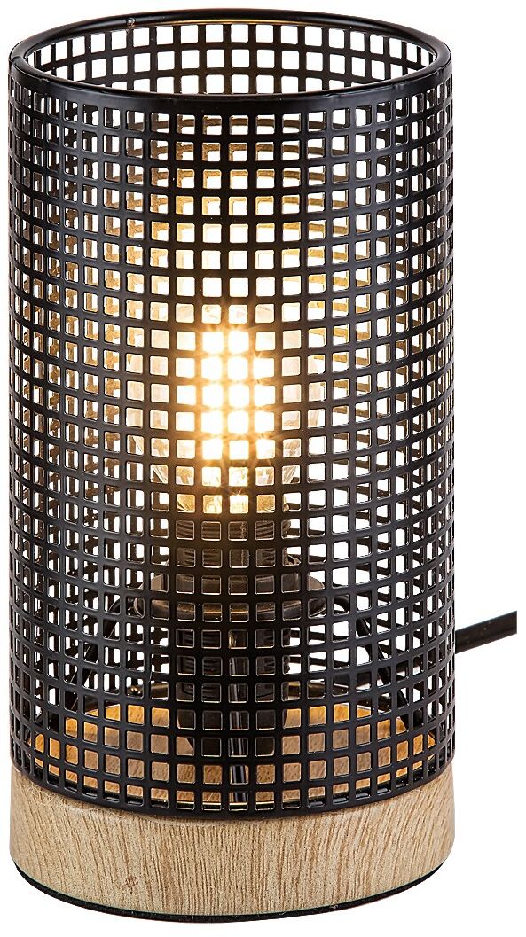 Rabalux Boogie stolní lampa 1x25 W černá-dřevo 3180