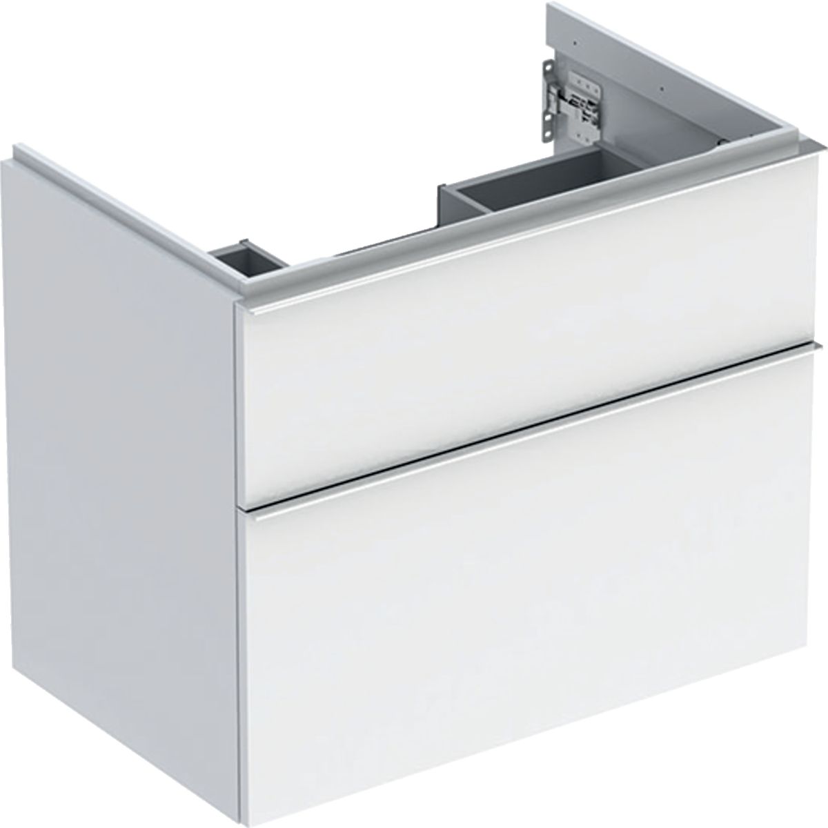 Geberit iCon skříňka 74x47.6x61.5 cm závěsná pod umyvadlo bílá-chrom 502.304.01.2