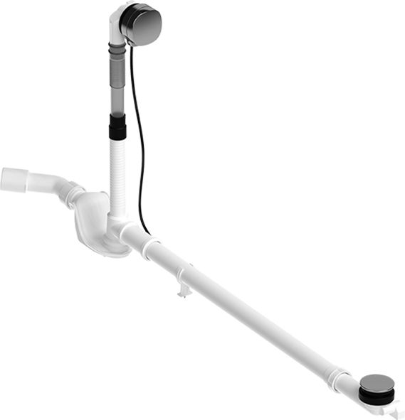 Duravit Quadroval sifon s plněním chrom 792215000001000
