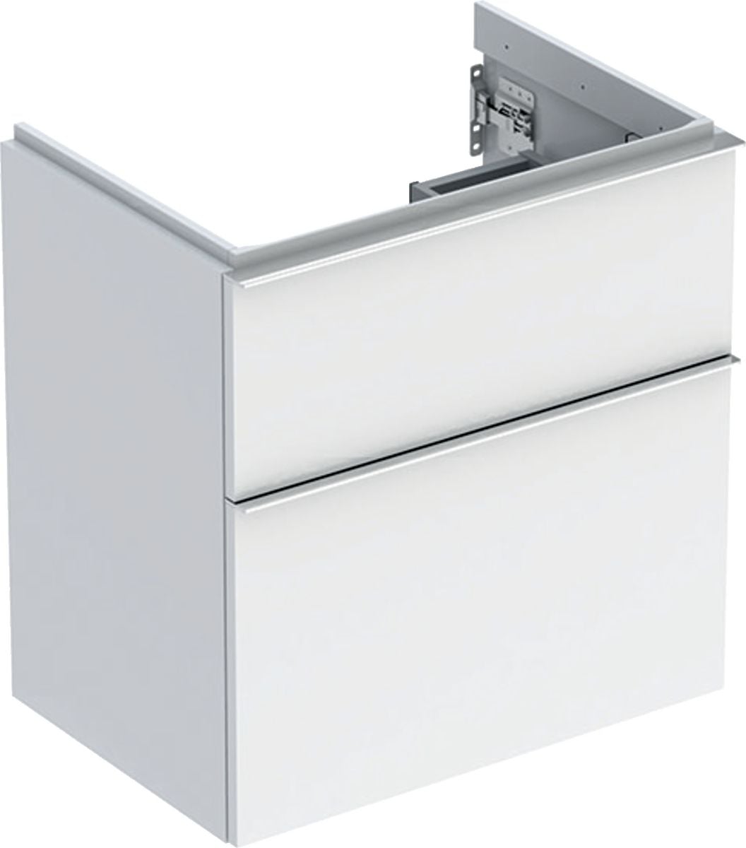 Geberit iCon skříňka 59.2x41.6x61.5 cm pod umyvadlo závěsná bílá-chrom 502.307.01.2