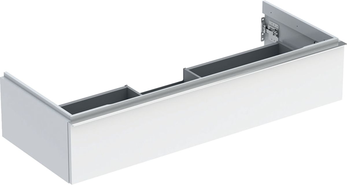 Geberit iCon skříňka 118.4x47.6x24.7 cm závěsná pod umyvadlo bílá-chrom 502.313.01.2