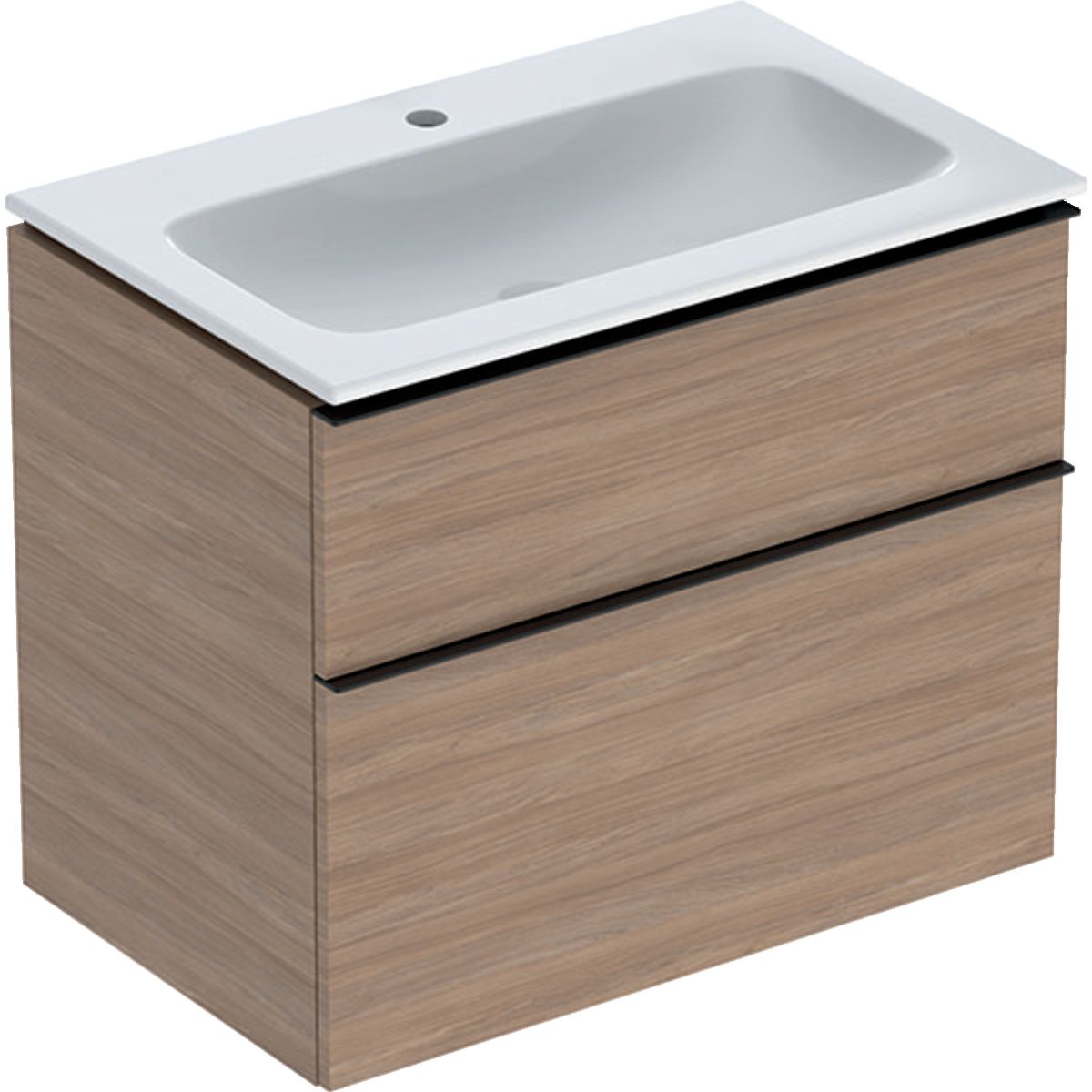 Geberit iCon umyvadla se skříňkou 75 cm dub 502.336.JH.1