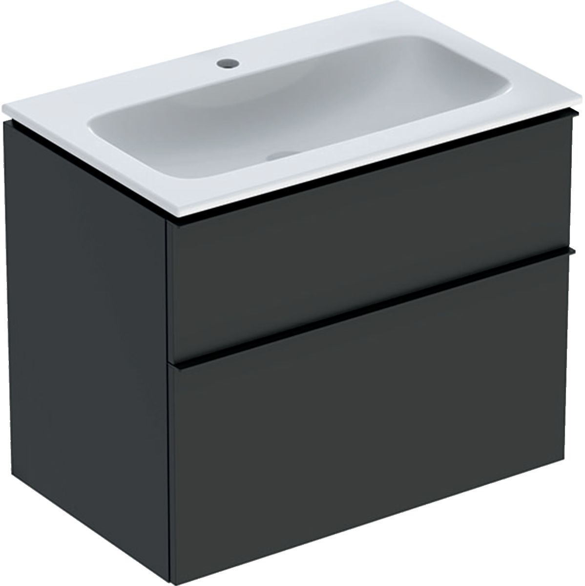 Geberit iCon umyvadla se skříňkou 75 cm grafit 502.336.JK.1