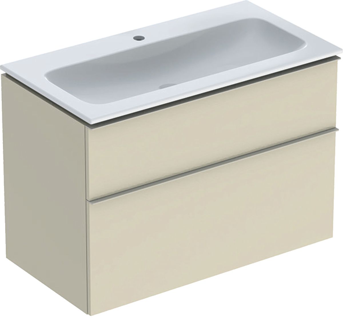 Geberit iCon umyvadla se skříňkou 90 cm šedá 502.337.JL.1
