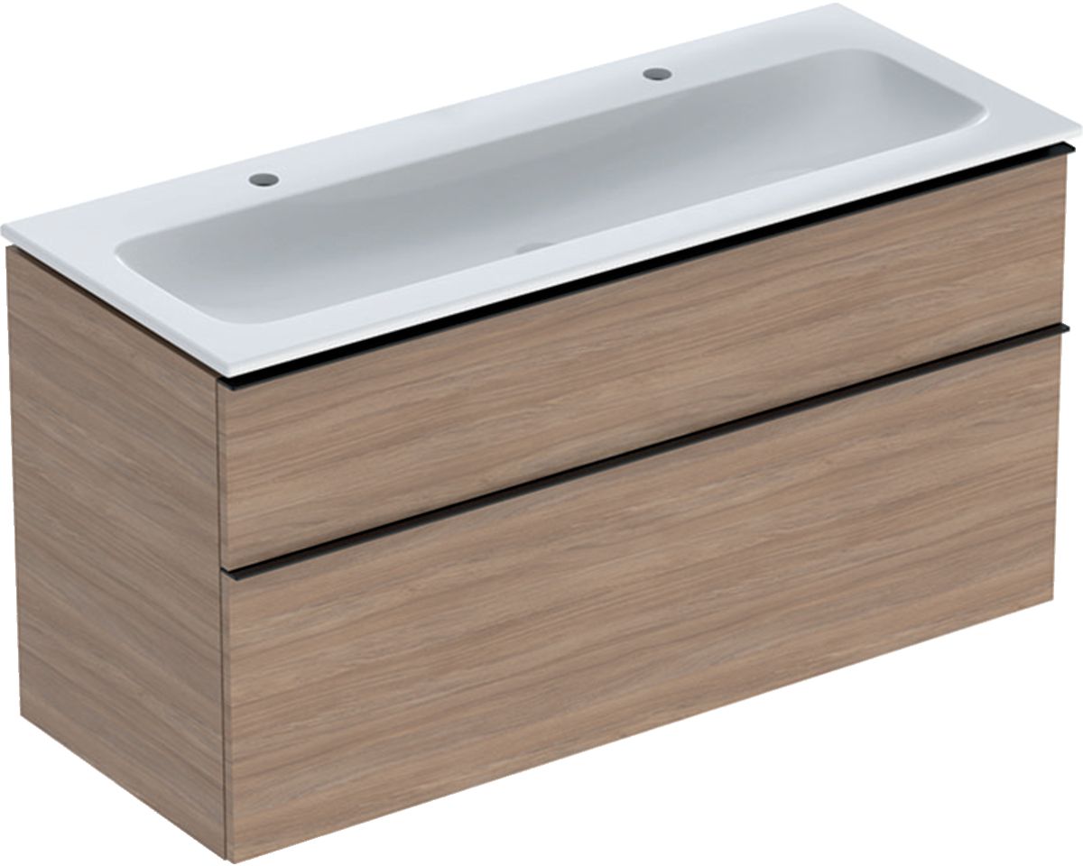 Geberit iCon umyvadla se skříňkou 120 cm dub 502.338.JH.1