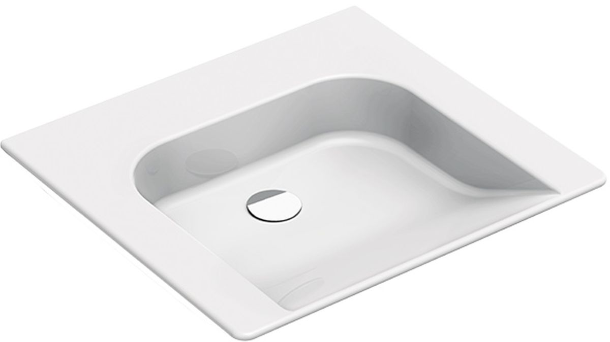 Catalano Sfera umyvadlo 60x55 cm obdélníkový pro osoby se zdravotním postižením bílá 160HENO00
