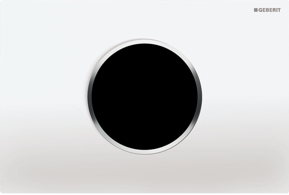 Geberit Sigma splachovací tlačítko pro WC lesklý chrom-bílá 115.907.KJ.6