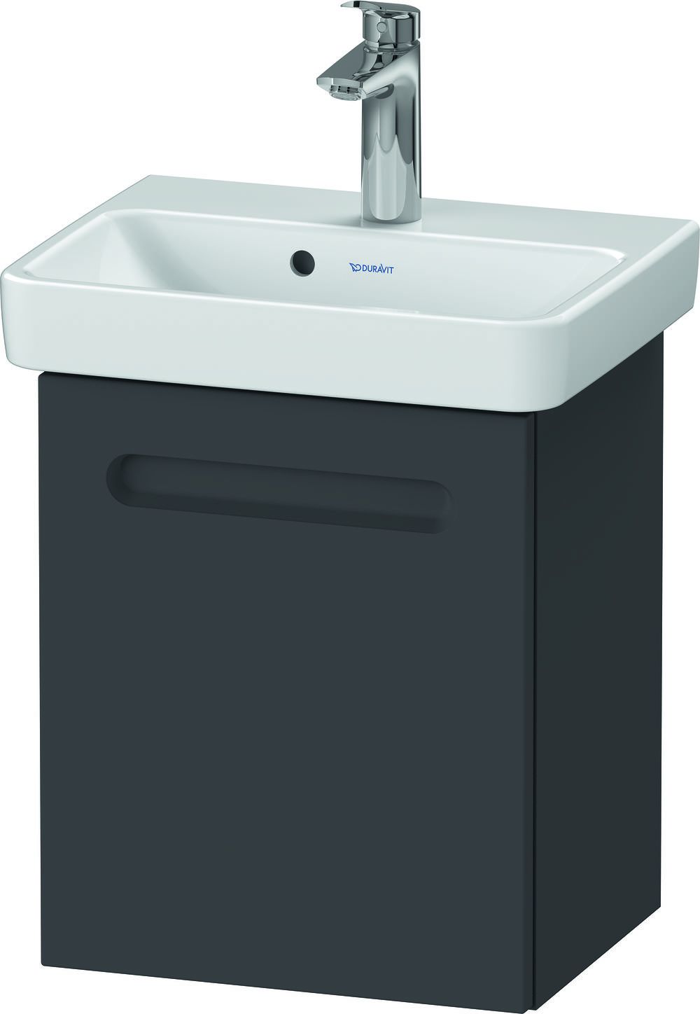 Duravit No. 1 skříňka 39x34.6x47.8 cm pod umyvadlo závěsná grafitová N14266L49490000