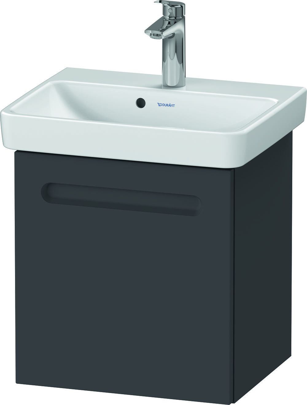 Duravit No. 1 skříňka 44x38.6x47.8 cm pod umyvadlo závěsná grafitová N14267L49490000