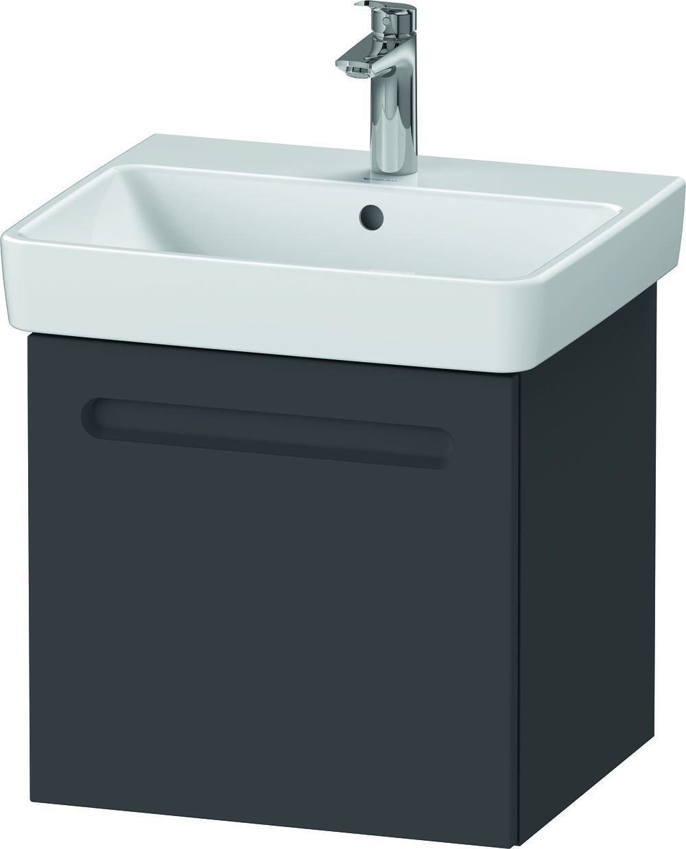 Duravit No. 1 skříňka 49x42.6x47.8 cm pod umyvadlo závěsná grafitová N14280049490000