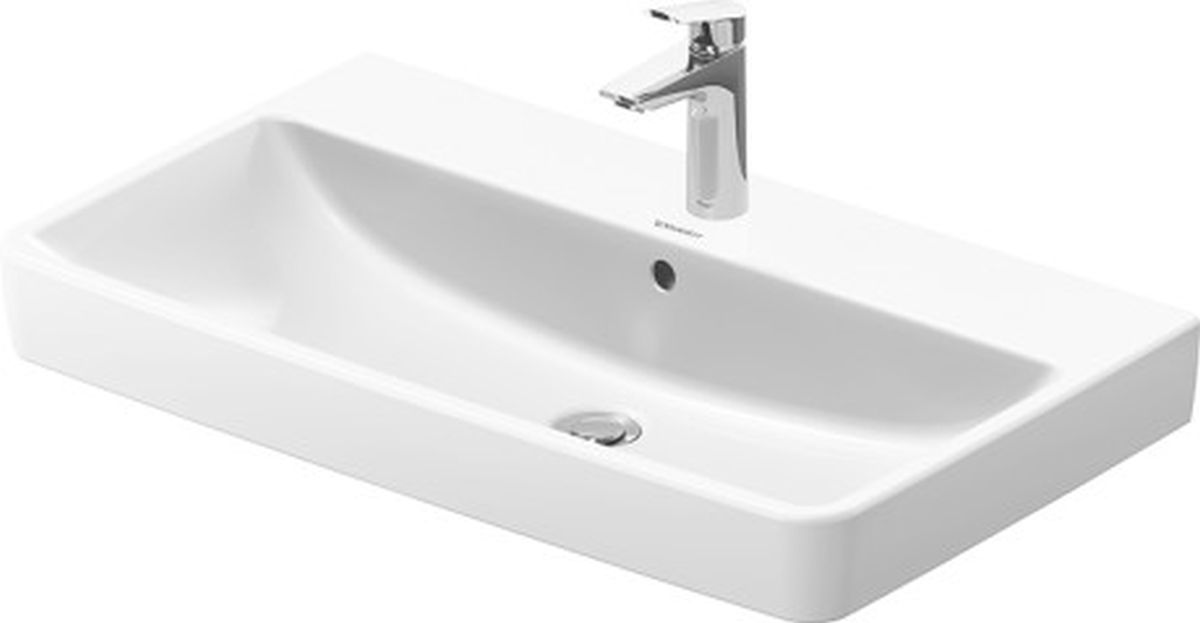 Duravit No. 1 umyvadlo 80x46 cm obdélníkový nábytkový bílá 23758000002