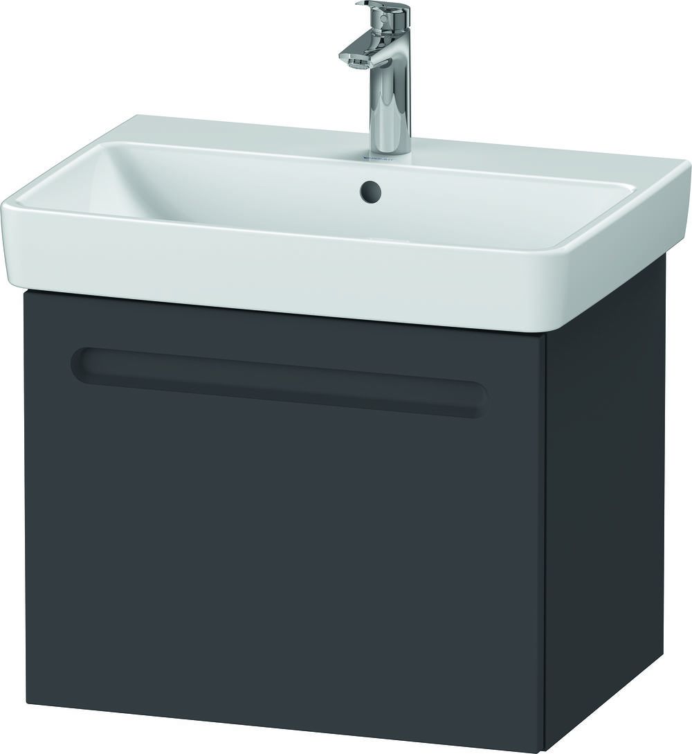 Duravit No. 1 skříňka 59x42.6x47.8 cm pod umyvadlo závěsná grafitová N14282049490000