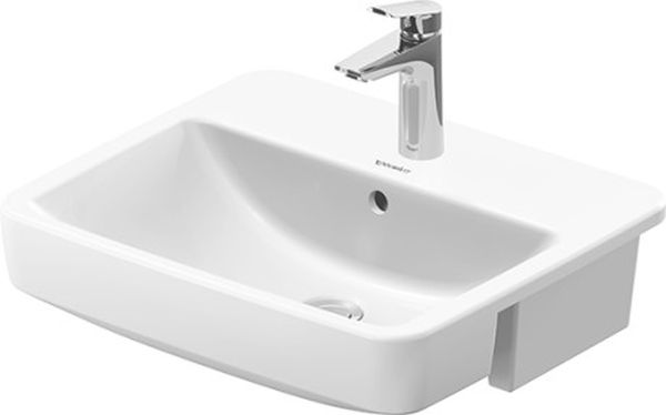 Duravit No. 1 umyvadlo 55x46 cm půlkruhový bílá 03765500002