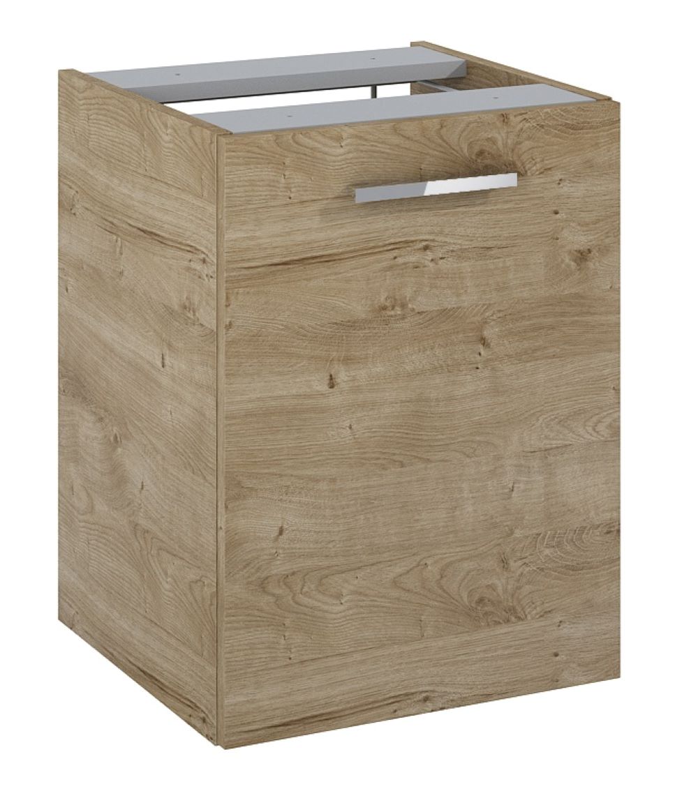 Elita Kwadro Plus skříňka 39.6x39.6x53 cm boční závěsné dub 168968